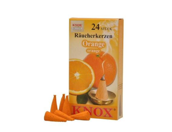 Αρωματικοί Κώνοι Knox με άρωμα Orange - 24 τεμάχια
