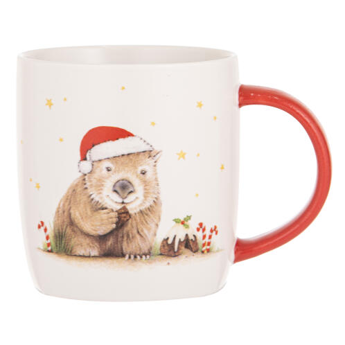 Ashdene Κούπα 380ml Λευκή/Κόκκινη Christmas Bush Buddies  Πορσελάνη