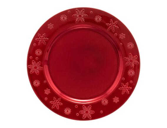 Πιατέλα σερβιρίσματος Fééric Lights & Christmas με διάμετρο 33cm - Red