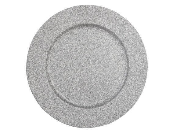 Πιατέλα σερβιρίσματος Fééric Lights & Christmas με διάμετρο 33cm - Silver