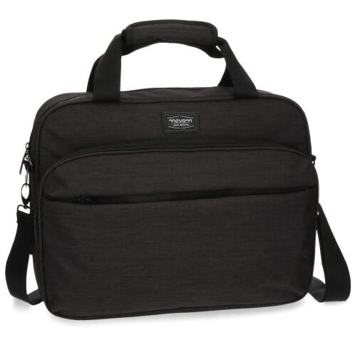 Movom τσάντα ώμου μαύρη 3 θέσεων 42x13x29 εκ. σειρά Ottawa