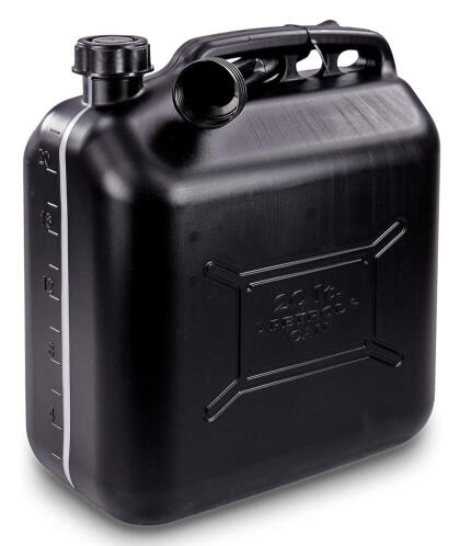 PROPLUS δοχείο καυσίμων 530047 με σπιράλ πλαστικό 20lt μαύρο