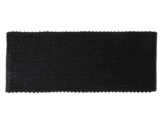 Πατάκι Μπάνιου Colorama 5five με διαστάσεις 120x50cm - Black kohl