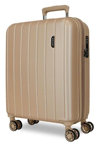 Movom Βαλίτσα καμπίνας slim expandable 55cm Wood Champagne