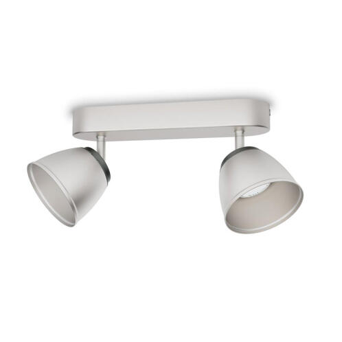 Μεταλλικό LED Φωτιστικό Σποτ Οροφής 2 x 4 W County Philips 533521716