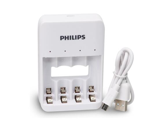 Φορτιστής μπαταριών Philips για μπαταρίες AA & AAA
