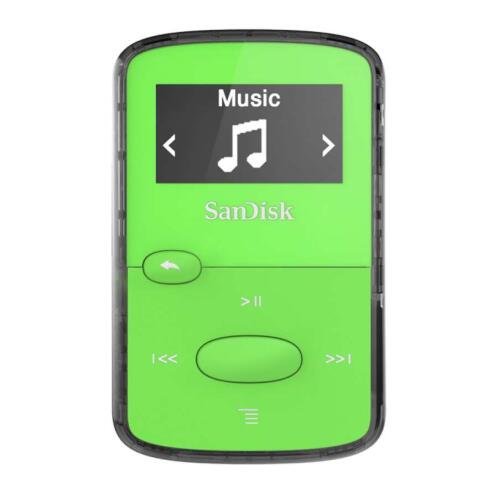 SanDisk Mp3 Player  SDMX26-008G-E46G ,Clip JAM Green