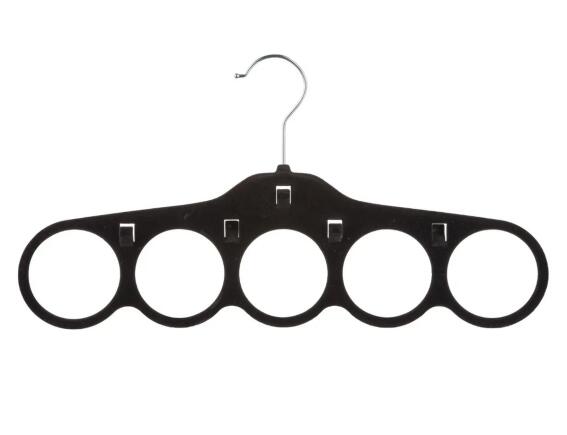 Κρεμάστρα για ζώνες & φουλάρια 5five με βελούδινη επένδυση - 5 θέσεων