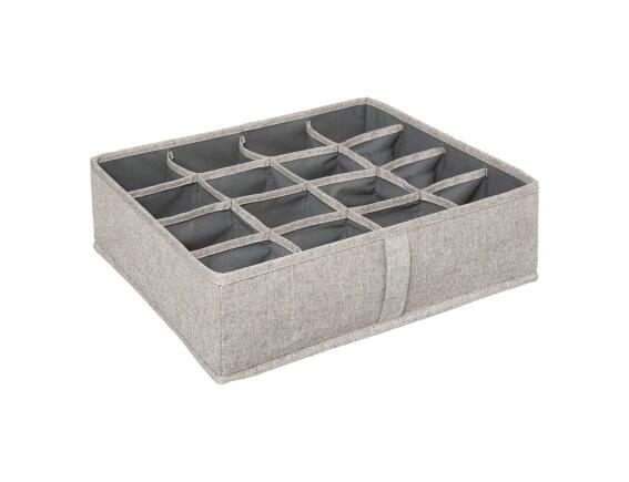 Θήκη Φύλαξης Ρούχων 5five 16 θέσεων, με διαστάσεις 35x31x11cm - Light gray