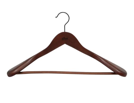 Ξύλινη Κρεμάστρα 5five για κοστούμι/παλτό - Καφέ