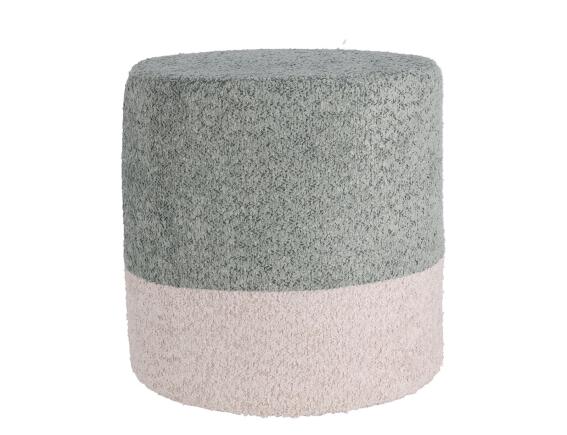 Σκαμπό Home & Styling Collection με διαστάσεις 35x34cm - Beige/Light Blue