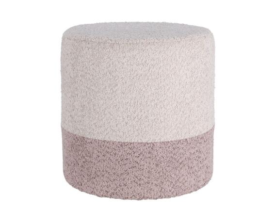 Σκαμπό Home & Styling Collection με διαστάσεις 35x34cm - Beige/Light Pink