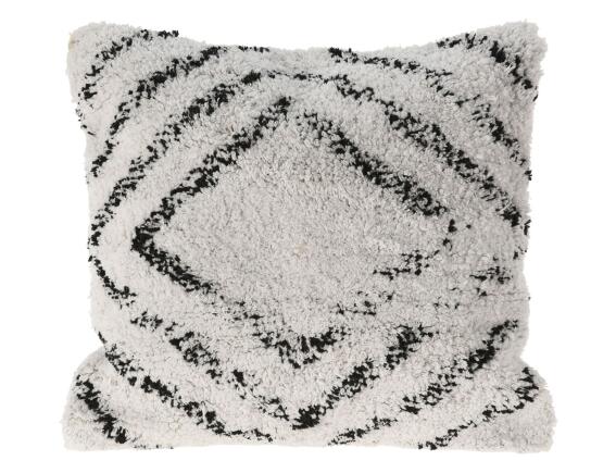 Zigzag Διακοσμητικό Μαξιλάρι  με διαστάσεις 45x45cm - White/Black
