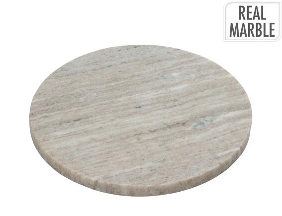 Επιφάνεια σερβιρίσματος από μάρμαρο με διαστάσεις 24x24x1.5cm - Sand