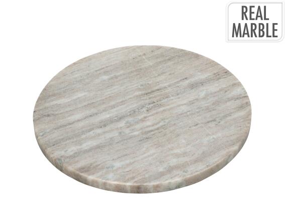 Επιφάνεια σερβιρίσματος από μάρμαρο με διαστάσεις 28x28x1.5cm - Sand