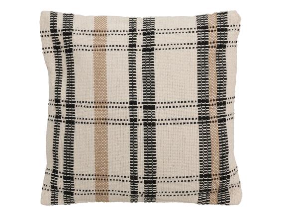 Διακοσμητικό Μαξιλάρι με διαστάσεις 45x45cm - Ivory/Black/Brown