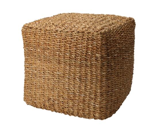 Σκαμπό Πουφ Νatural H&S Collection με διαστάσεις 40x40x38cm