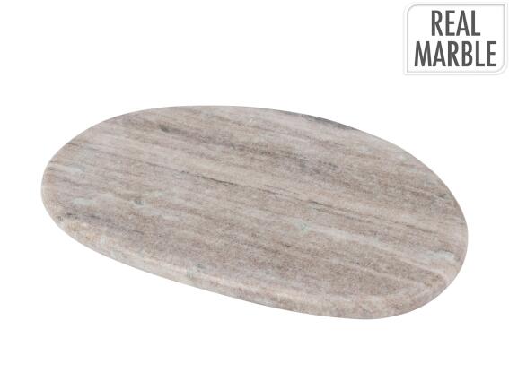 Επιφάνεια κοπής σερβιρίσματος από μάρμαρο με διαστάσεις 24.5x15x1.5cm - Grey