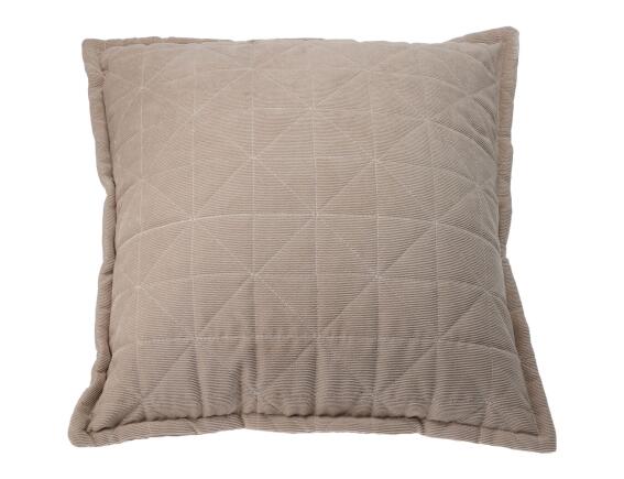 Διακοσμητικό Μαξιλάρι με πλέξη ριμπ και διαστάσεις 45x45cm - Sand