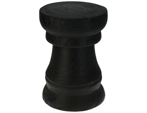 Ξύλινο Τραπεζάκι Βοηθητικό με διαστάσεις 28x28x40cm - Μαύρο