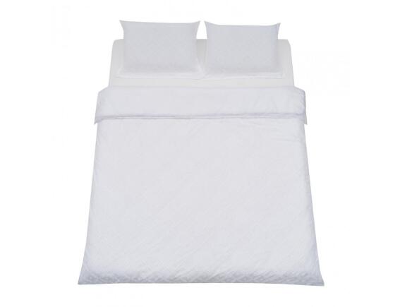 Σετ King Size Παπλωματοθήκη, Σεντόνι & 2 Μαξιλαροθήκες Heinner Home από βαμβάκι 132TC, με διαστάσεις 200x220cm - Λευκό