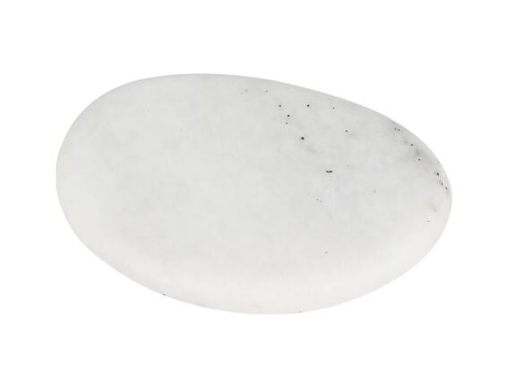 Σουβέρ από μάρμαρο με διαστάσεις 12.5x9.5x1.4cm - White