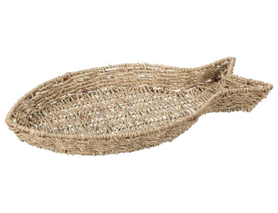 Διακοσμητικός δίσκος σε σχήμα ψαριού με διαστάσεις 45x26x4.5cm