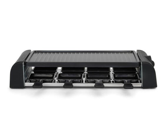 Γκριλιέρα Raclette Livoo DOC312 για 8 άτομα, με ισχύ 1300W, ρυθμιζόμενο θερμοστάτη και επιφάνεια ψησίματος 42x23cm
