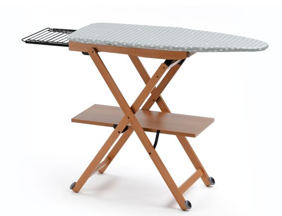 ARiT Ξύλινη Σιδερώστρα Stirocomodo με ρυθμιζόμενο ύψος, ράφι και διαστάσεις 135x45x93cm - Cherry Wood