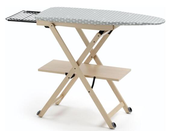 Ξύλινη Σιδερώστρα Stirocomodo ARiT με ρυθμιζόμενο ύψος, ράφι και διαστάσεις 135x45x93cm - Natural