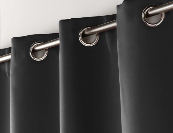 Douceur d'intérieur Occult Κουρτίνα Συσκότισης 135x280cm Charcoal Black