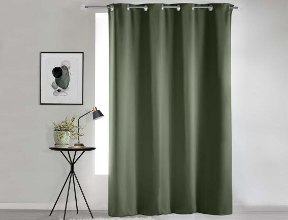 Douceur d'intérieur  Κουρτίνα Συσκότισης Occult με τρουκς και διαστάσεις 135x280cm - Khaki