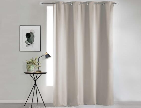 Douceur d'intérieur Κουρτίνα Συσκότισης Occult  με τρουκς και διαστάσεις 135x280cm - Ivory
