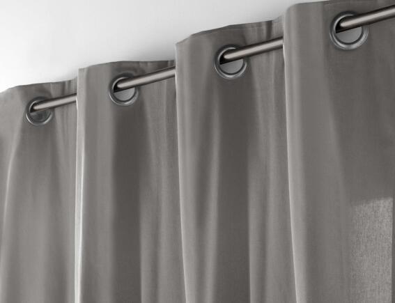 Douceur d'intérieur Twily Κουρτίνα Παραθύρου Mέτριας Σκίασης 135x260cm Γκρι