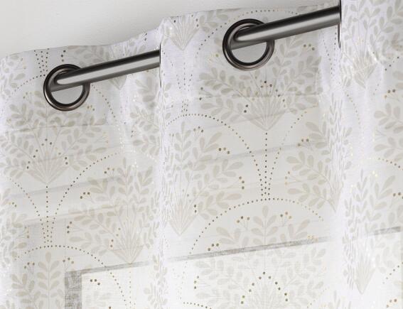 Douceur d'intérieur Majestia  Κουρτίνα Χαμηλής Σκίασης 140x240cm Άσπρη