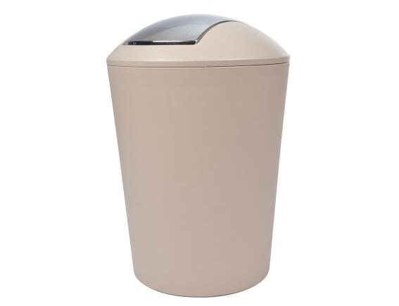 Καλάθι απορριμμάτων Douceur d'intérieur με χωρητικότητα 5.6L και διαστάσεις  19.7x28.5cm - Taupe