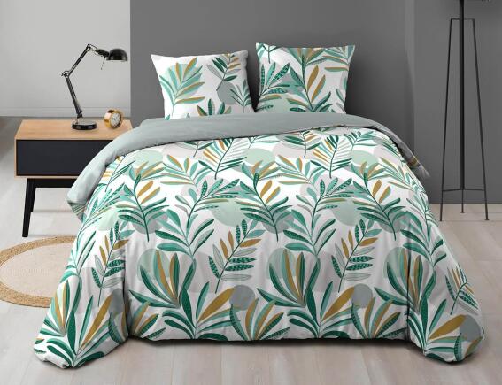 Σετ Υπέρδιπλη Παπλωματοθήκη & 2 Μαξιλαροθήκες Louna Douceur d'intérieur από microfiber, με διαστάσεις 220x240cm