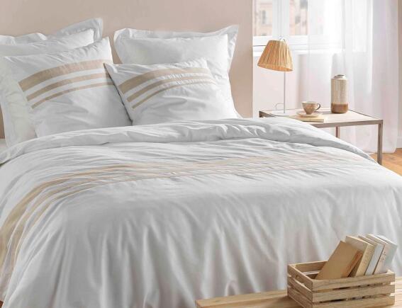 Douceur d'intérieur   Σετ Υπέρδιπλη Παπλωματοθήκη & 2 Μαξιλαροθήκες Margaux από βαμβάκι 57TC, με διαστάσεις 220x240cm	