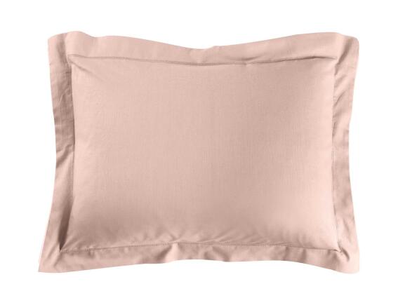 Lina Douceur d'intérieur Μαξιλαροθήκη  από βαμβάκι 57TC, με ραφή Oxford και διαστάσεις 50x70cm - Pink
