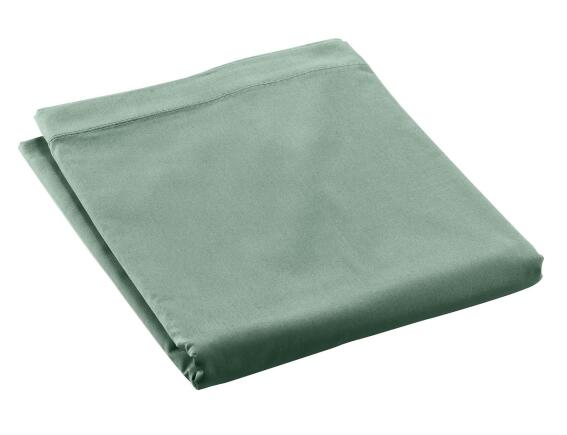 Σεντόνι Υπέρδιπλo Percaline Douceur d'intérieur από βαμβάκι περκάλι 78TC, με διαστάσεις 160x200cm - Lime Green