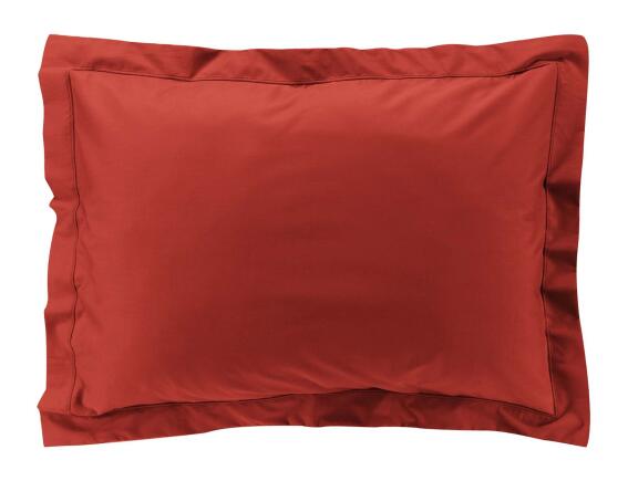 Μαξιλαροθήκη Percaline Douceur d'intérieur από βαμβάκι περκάλι 78TC, με ραφή Oxford και διαστάσεις 50x70cm - Tomette