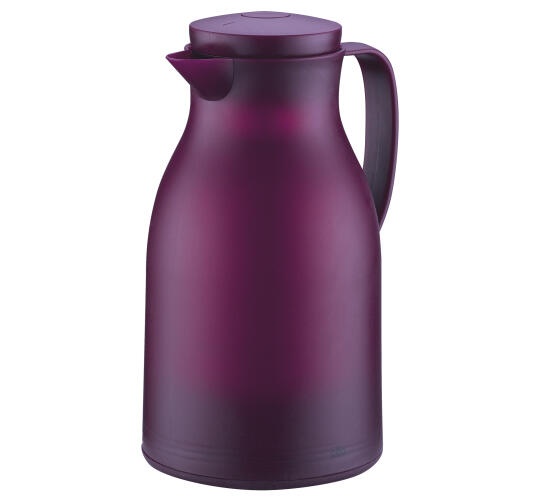 Cilio Θερμομονωτική Κανάτα 950ml Μωβ Με Γυάλινα Τοιχώματα 23.5cm. Monza