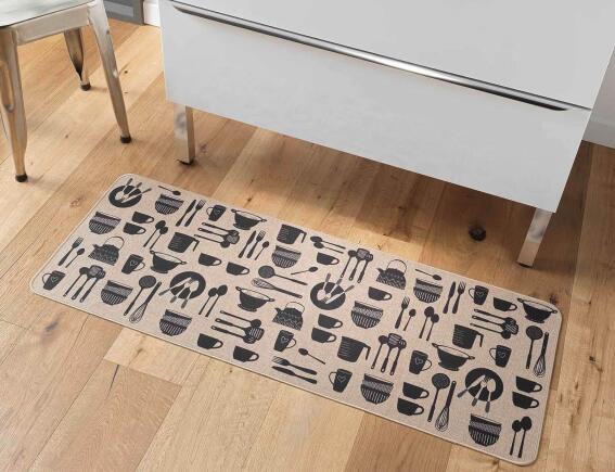 Douceur dintérieur Πατάκι Κουζίνας & Εσωτερικού Kitchen  με αντιολισθητική επένδυση και διαστάσεις 45x120cm