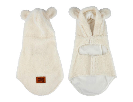 LoveStory Μπουφάν για σκύλο Wooly με ρυθμιζόμενο κλείσιμο με velcro - Μέγεθος L/40cm