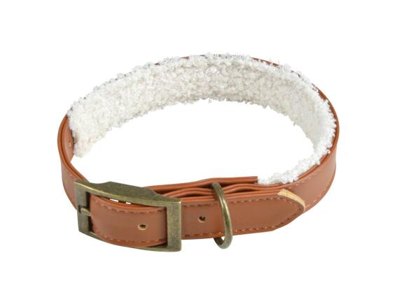 LoveStory Περιλαίμιο - Κολάρο Wooly από δερματίνη, με διαστάσεις 40x2cm - Μέγεθος Μ