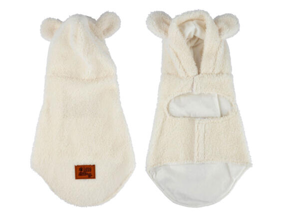 LoveStory Μπουφάν για σκύλο Wooly με ρυθμιζόμενο κλείσιμο με velcro - Μέγεθος M/35cm