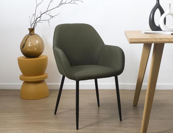 Καρέκλα Atomic Home Deco Factory με διαστάσεις 59x55.7x85cm - Khaki