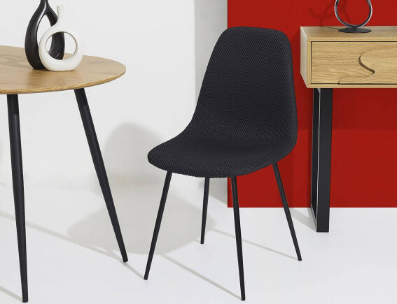 Home Deco Factory Kαρέκλα Atom με διαστάσεις 44x54x86cm - Black