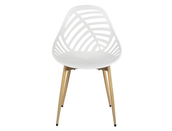 Home Deco Factory Alameda Καρέκλα Κήπου 52.3x53.3x83.4cm Λευκή