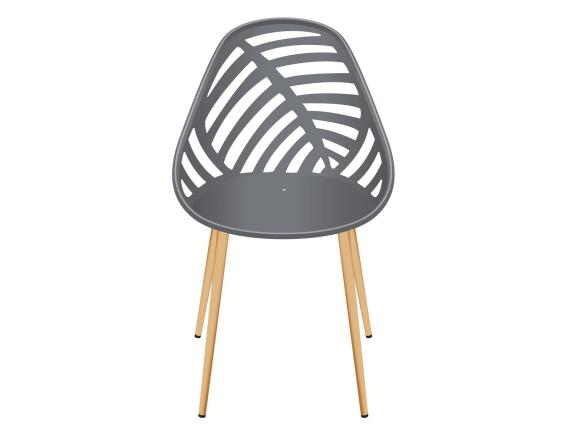 Home Deco Factory Alameda Καρέκλα Κήπου 52.3x53.3x83.4cm Grey